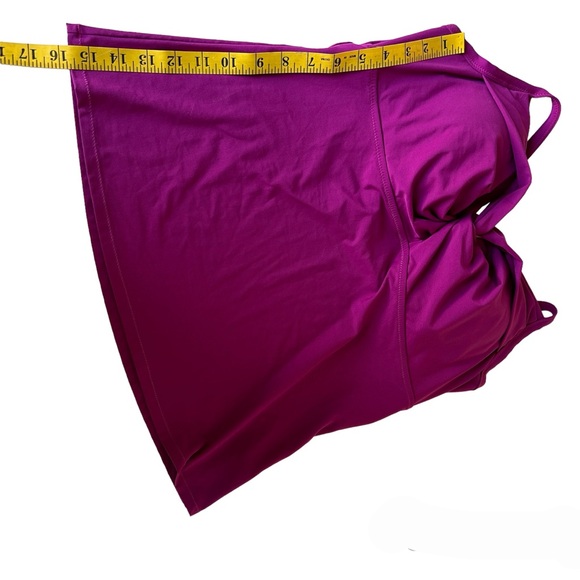 Athleta Women’s Twist Up Tankini Tank Top Swim Fuchsia color‎  chest size 40 B/C - Picture 3 of 12